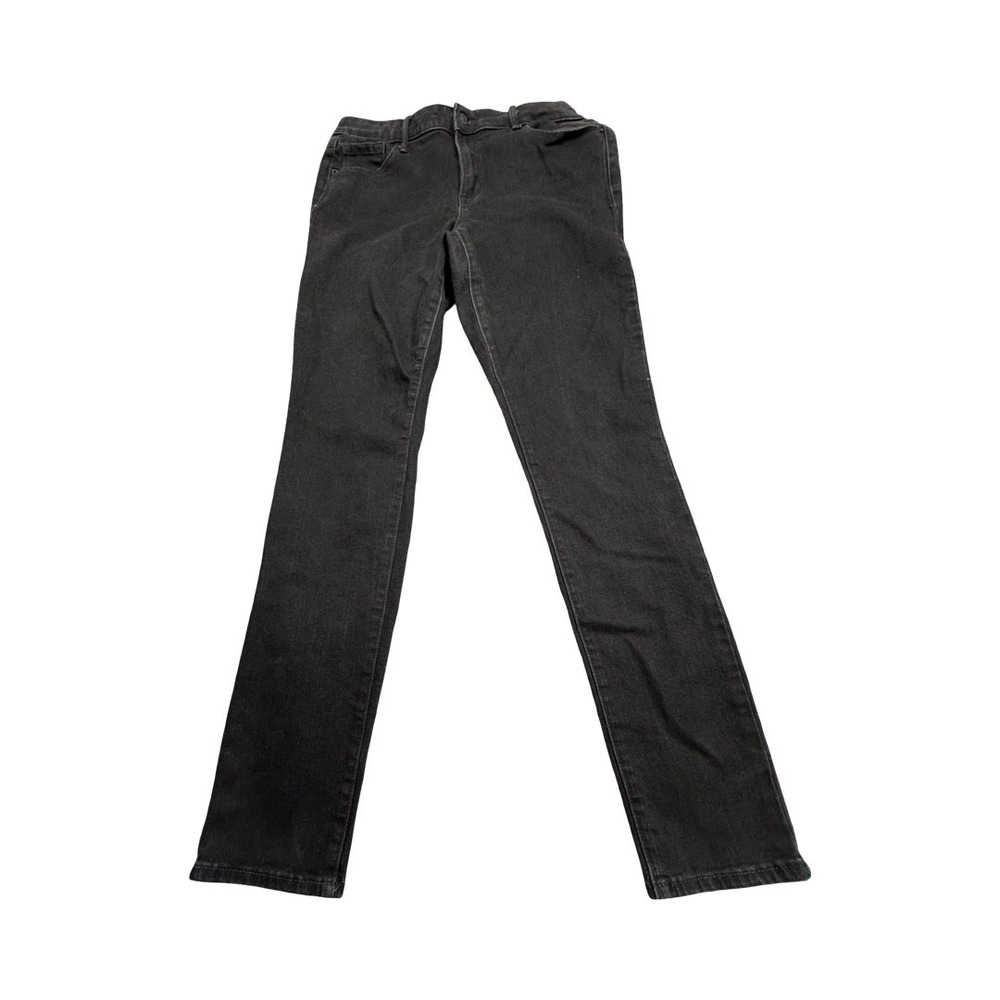 Old Navy Jeans Womens 12 Tall Black Pop Icon Skinny Mid-Rise Stretch Denim‎ 6878